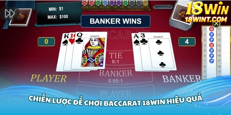 Bật mí các chiến lược để chơi Baccarat 18Win hiệu quả